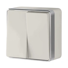 Изображение Выключатель двухклавишный Gallant (слоновая кость) W5020003